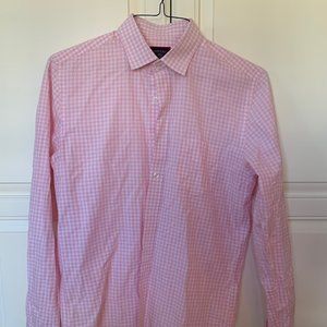 UNTUCKit Pink/White Shirt